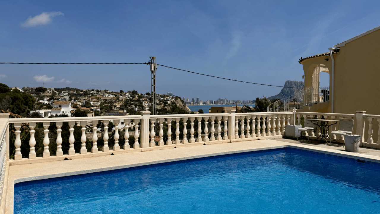 Villa mit Meerblick in ausgezeichneter Lage in Calpe