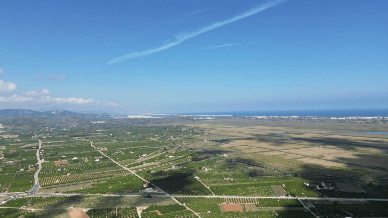1056 m2 Grundstück am Monte Pego mit super Meerblick
