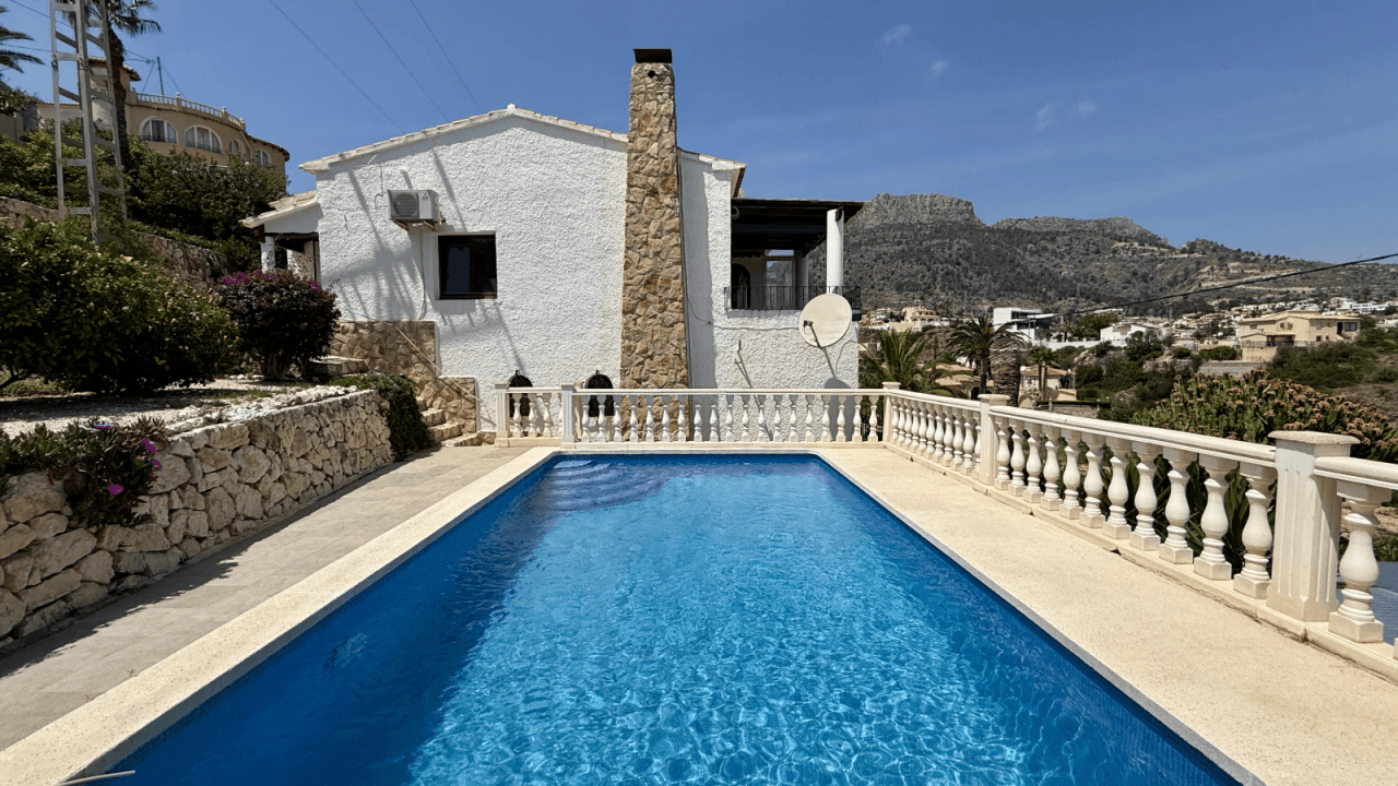 Villa mit Meerblick in ausgezeichneter Lage in Calpe